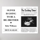 Big Brother 告知新聞紙折り  ポスター (正面)