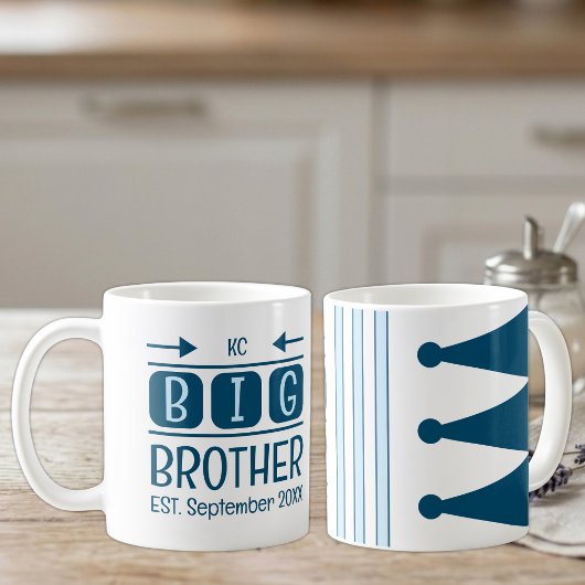 Big brother 略号 誕生月 西暦年 青 コーヒーマグカップ