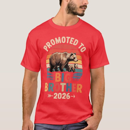 Big Brother 2026 レトロな友達に昇格 Tシャツ (正面)