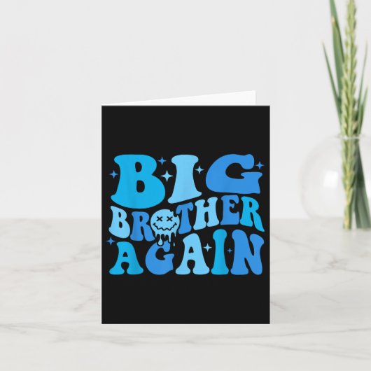 Big Brother Again Big Brother Announcement For Boy カード (正面)