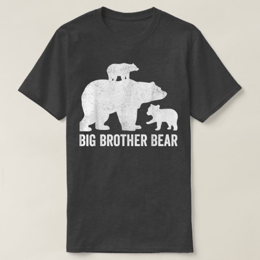 Big Brother Bear Shirts, Funny Two Cub Siblings Ol Tシャツ (デザイン正面)