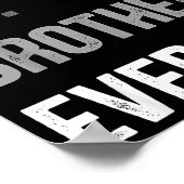 Big Brother Ever Teenager Older Sibling For Boys K ポスター (角)