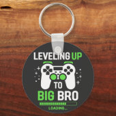 Big Brother Gamingの基本ボタンまでレベリング キーホルダー (正面)