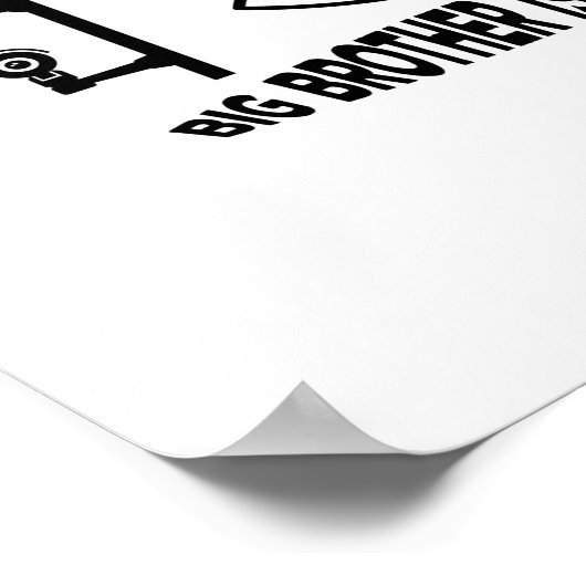 Big Brother is Watching ポスター (角)