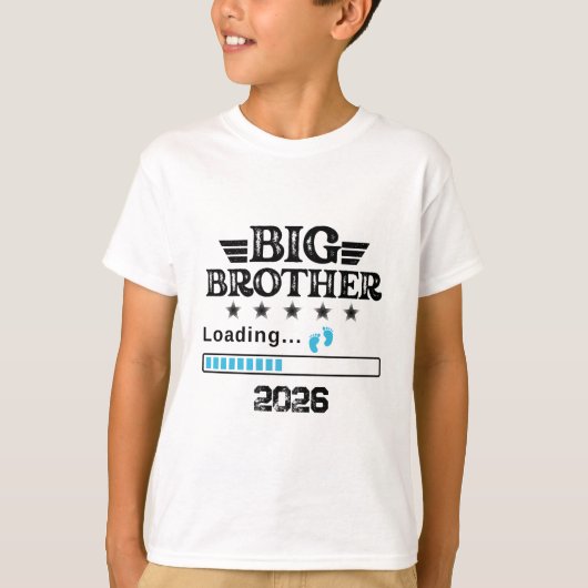 Big Brother Loading 2026, お兄さんになるよ Tシャツ (正面)