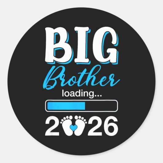 Big Brother Loading 2026 Promoted To Big Brother 2 ラウンドシール (正面)