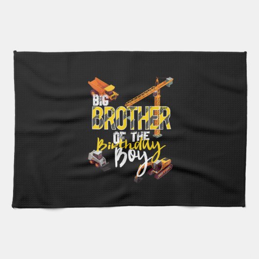 Big Brother Of誕生日Boyコンストラクタ キッチンタオル (横)