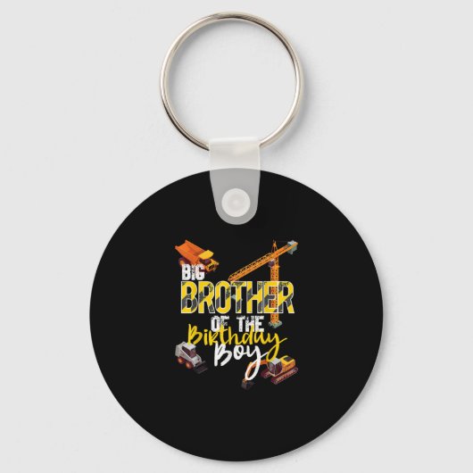 Big Brother Of誕生日Boyコンストラクタ キーホルダー (正面)