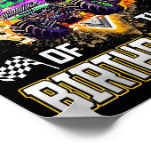 Big Brother Of The Birthday Boy Monster Truck Birt ポスター (角)