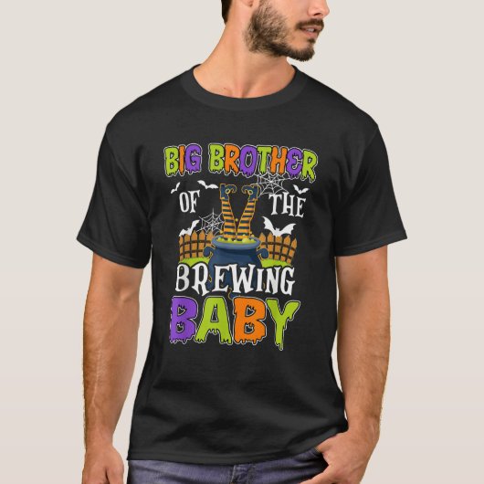 Big Brother Of The Brewing Baby Halloween Witch Ba Tシャツ (正面)