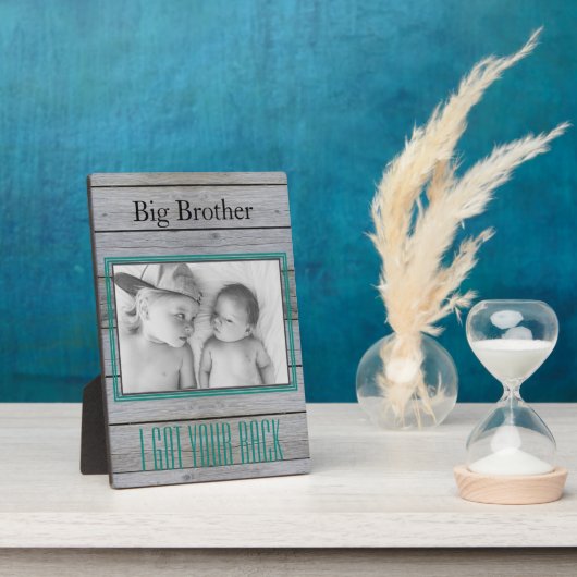 Big Brother Photo "I 得 your back" フォトプラーク (側面)