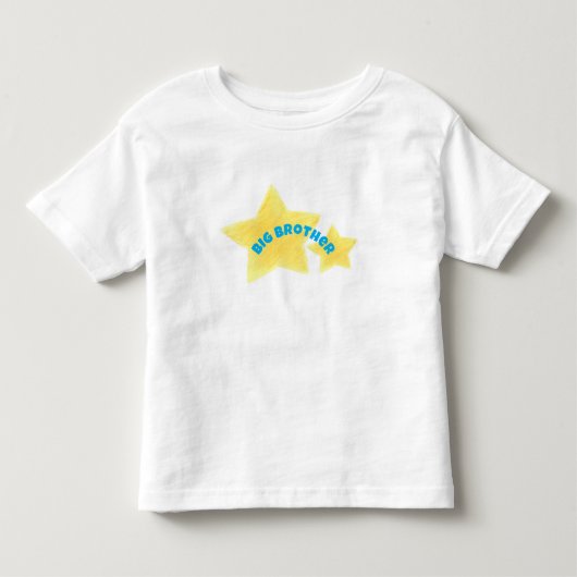 Big Brother Tee - 輝く星テーマ トドラーTシャツ (正面)