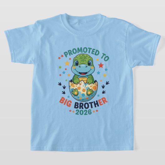Big Brother to Be 2026 Promoted to Big Brother Tシャツ (レイダウン)