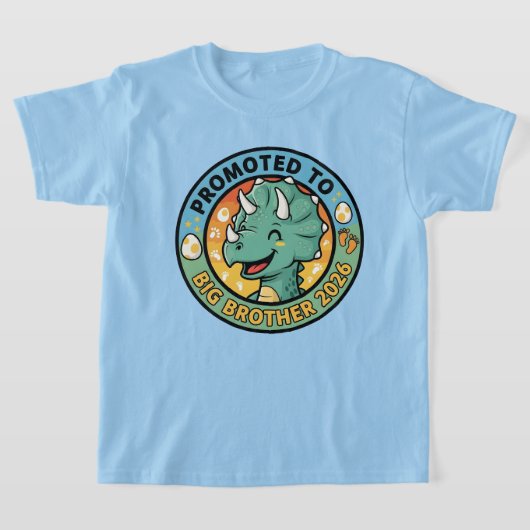 Big Brother to Be 2026 Promoted to Big Brother Tシャツ (レイダウン)