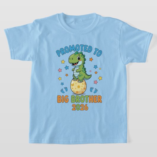 Big Brother to Be 2026 Promoted to Big Brother Tシャツ (レイダウン)