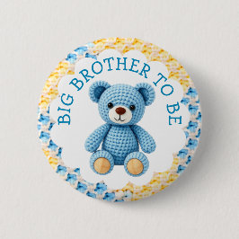 Big Brother to Be | Boy's Baby Shower 缶バッジ