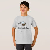 Big Brother-to-Bee Baby Shower  Tシャツ (正面フル)