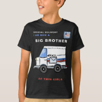 *~* BIG BROTHER TWIN Girls Boys T-Shirtポストマン