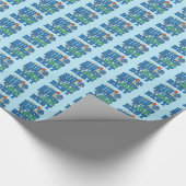 Big Brothers are the Berry Best - Blueberry Pun ラッピングペーパー (角)