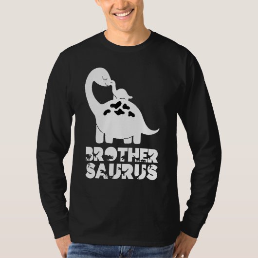Big Brothersaurus Rex Little Brother Saurus Bro Di Tシャツ (正面)