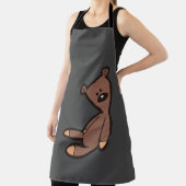 Big Brown Teddy Bear エプロン (インサイチュ)