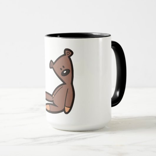 Big Brown Teddy Bear マグカップ (正面右)