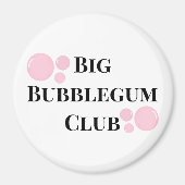 "Big Bubblegum Club" 風船 親友 冗談グッズ マグネット (正面)