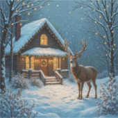  Big Buck's Snowy Christmas Visit シール (正面)