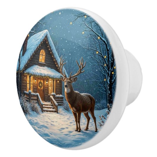  Big Buck's Snowy Christmas Visit セラミックノブ (右)