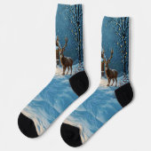  Big Buck's Snowy Christmas Visit ソックス (左)