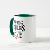 Big Bulbs Funny Christmas Holiday Stocking Stuffer マグカップ (正面左)