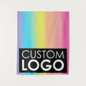 Big Business Logo Table Runner Banner Rainbow タペストリー (正面)
