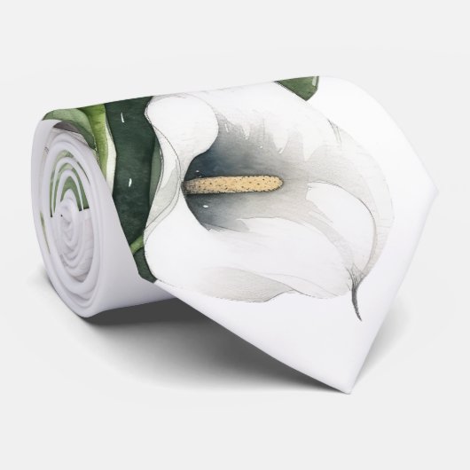 Big calla lilies ネクタイ (ロール)