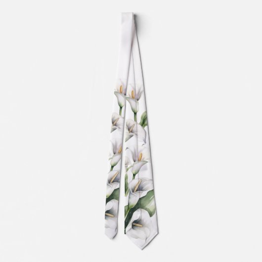 Big calla lilies ネクタイ (裏面)