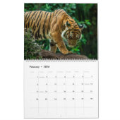 Big Cats Art #3 Calendar カレンダー (2月 2026)
