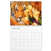 Big Cats Art #3 Calendar カレンダー (3月 2027)