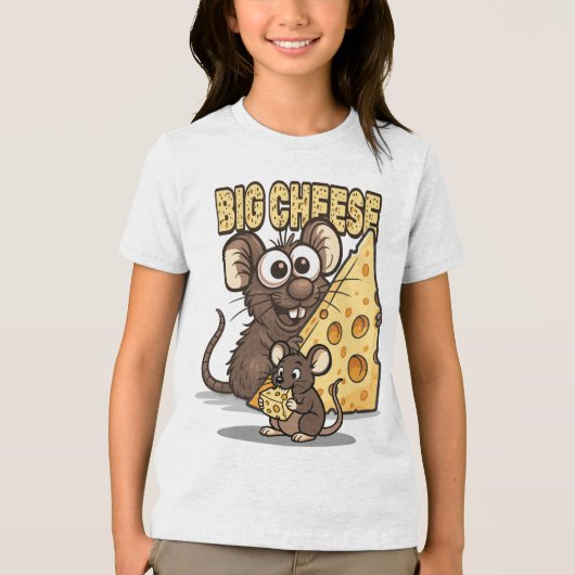 BIG CHEESE Quote – Fun Bold Humor and Confidence トライブレンドＴシャツ (正面)