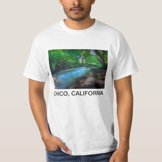 Big Chico Creek, Chico,カリフォルニア Tシャツ (正面)
