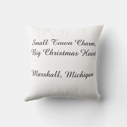 Big Christmas Heart Pillow クッション (裏面)