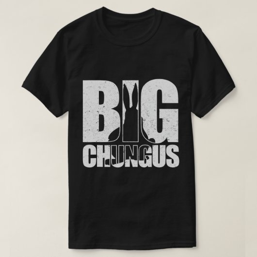Big Chungusミームレトロヴィンテージ動揺してビデオGa Tシャツ (デザイン正面)