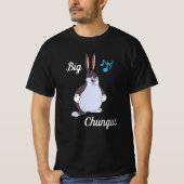 Big chungus -T-shirt, meme , cartoon rabbit, Funny Tシャツ (正面)