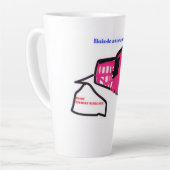 Big coffee mug- Boom! It's Made With Love. カフェラテマグ (左アングル)