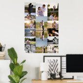 Big Collage Poster ポスター (ホームオフィス)