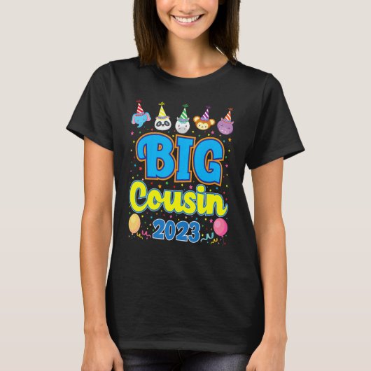 Big Cousin 2023 New Cousin Pregnancy Announcement Tシャツ (正面)