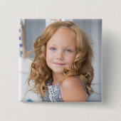 BIG custom photo button for grandma 缶バッジ (正面)