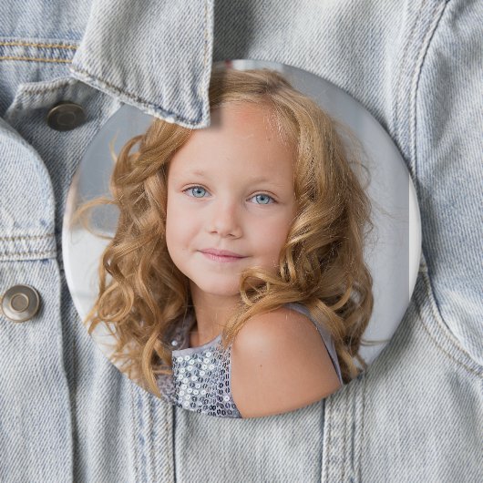 BIG custom photo round button for grandma 缶バッジ (インサイチュ)