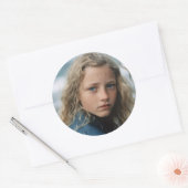 BIG CUSTOM ROUND PHOTO STICKERS ラウンドシール (封筒)