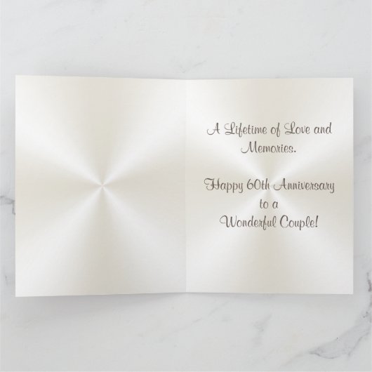 BIG Customizable 60th Anniversaryカード カード (内部)