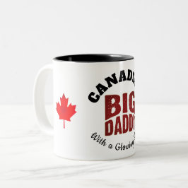 BIG DADDY - 光るハートのカナディアン ツートーンマグカップ