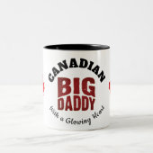 BIG DADDY - 光るハートのカナディアン ツートーンマグカップ (中央)